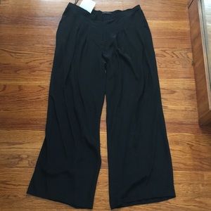 Gorgeous black silk Calvin Klein trousers